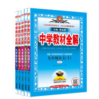 中学教材全解 九年级语文+数学+英语+物理+化学 下册 RJ版 人教版 2019春（京东套装共5册）