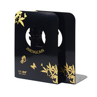 递乐文具 DiLe文具 正彩(ZNCI)金属铁镂空书立夹/学生书立架/书夹/书靠/书挡/书板创意办公文具用品2片/副 2501麋鹿款