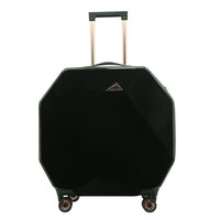 汤普瑞斯 TPRC 梦彩系列韩版时尚女行李箱万向轮旅行箱TSA密码锁拉杆箱 20英寸 黑色