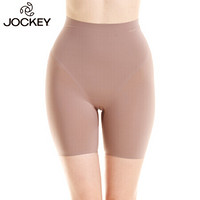 居可衣 JOCKEY 女式塑身高腰平角裤 轻薄舒适修身美体内裤  JJ28631917 灰豆沙色 XL