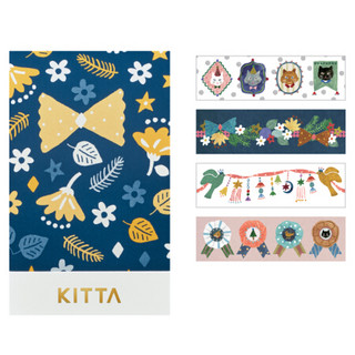 日本锦宫(King Jim)KITTA和纸胶带手账贴纸彩色胶布贴画 KIT038装饰