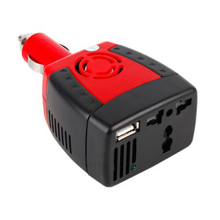 典爵 DIANJUE 150W车载电源逆变器转换器12v转220v带USB 笔记本充电器 汽车电源