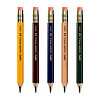 日本乐多(OHTO) 2.0mm六角黄色木质笔身自动铅笔日本原装进口 APS-680E-EN 原装进口