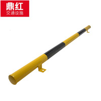 鼎红 2米钢管挡车器车库倒车限位器地下停车场停车位钢制定位器车轮阻车止退器防撞护栏杆子阻退器角铁1.8