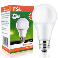 佛山照明（FSL）球泡LED灯泡节能灯E27大螺口10W白光6500K 单只装（量大定制）