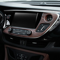 小忙牛(Mcow)适用别克昂科威装饰改装内饰中控台面板档位手刹旋钮亮条片桃木纹 昂科威 桃木纹 上中控