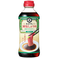 日本进口 Kikkoman  龟甲万字减盐酱油 寿喜锅寿司生鱼片刺身适用500ml