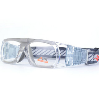 BASTO邦士度篮球眼镜运动近视眼镜框专业配近视防撞击眼镜架 高度数定制BL020灰色