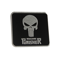 自由牛 爱国车贴 五星红旗侧门贴标 汽车个性金属贴纸装饰贴 遮挡划痕贴 惩罚者方形