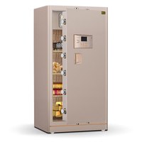 黑石保险柜高1.5米全钢防盗办公家用大型保险箱电子密码入墙超大空间保险箱 玫瑰金