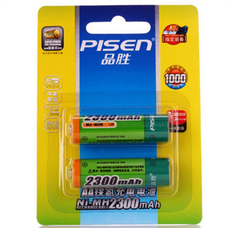 PISEN 品胜 HR15/51 5号镍氢充电电池 1.2V 2300mAh 2粒装