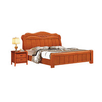 沃盛 cp0181实木床1.8 米现代中式卧室婚床双人床 