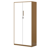 奈高 NG文件柜办公柜钢制铁皮柜资料柜档案柜储物拆装柜凭证柜咖啡套色0.8mm