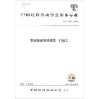 职业技能考评规范 打桩工（T/ZJX 0001-2016）/中国建设劳动学会团体标准
