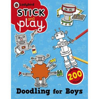 Doodling for Boys: Ladybird Stick and Play Activity Book