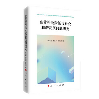 企业社会责任与社会和谐发展问题研究