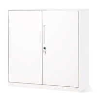 奈高 NG文件柜办公柜矮柜档案柜铁皮柜薄边储物柜925高白色