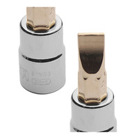 世达(SATA)21502 一字型旋具套筒头 6.3MM系列 2#/个 定制