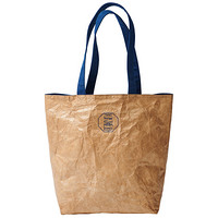 WYQN文艺青年 户外便携帆布旅行包便携大容量杜邦纸环保购物袋洗漱用品包 沙黄色