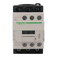 施耐德电气（Schneider Electric）交流接触器 TeSys LC1D 3P 12A 220VDC LC1D12MDC 可定制