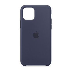 Apple iPhone 11 Pro 硅胶保护壳 - 午夜蓝色