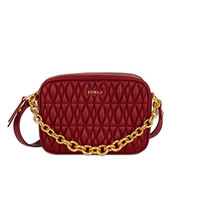 FURLA 芙拉 SS19 CRUISE 女士 牛皮革 深红色 COMETA系列 迷你 斜挎单肩包相机包993105