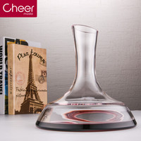 cheer 启尔 埃菲尔红酒醒酒器 无铅水晶玻璃快速红酒醒酒器 家用倒酒器分酒器酒壶XJQ-Eiffel