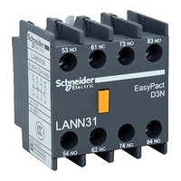 施耐德电气（Schneider Electric）接触器附件 EasyPact D3N附件 3NO+1NC LANN31N 可定制