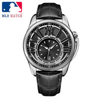 美职棒(MLB)手表男 时尚休闲夜光防水罗马刻度男士手表MLB-TP006-2