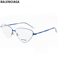 巴黎世家(BALENCIAGA)眼镜框男女 镜架 透明镜片蓝色镜框BB0015O 004 61mm