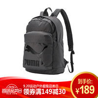 彪马（PUMA）包 运动包 双肩包 Originals Backpack 学生书包 背包 076643 02 石灰色