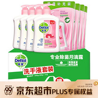 滴露 Dettol 健康抑菌洗手液 滋润倍护 （500g送300g）×4套 礼盒 易冲洗