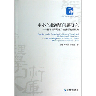 经济管理学术文库·中小企业融资问题研究：基于西部地区产业集群发展视角