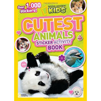 National Geographic Kids Cutest Animals Sticker Activity Book: Over 1,000 stickers!