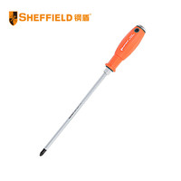 钢盾  SHEFFIELD S058205 十字通体螺丝刀PH3x250mm 一字十字加力通体穿心冲击螺丝刀敲击螺丝刀起子