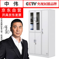 中伟更衣柜文件柜办公柜铁皮柜资料档案柜储物柜五门更衣柜精致型