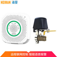 海曼（HEIMAN）智能WIFI联网型燃气天然气报警器家用带机械手煤气液化石油泄漏探测报警器