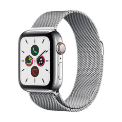 Apple Watch Series 5智能手表(GPS+蜂窝网络款 40毫米不锈钢表壳 米兰尼斯表带 )