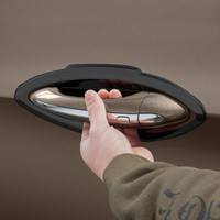 小忙牛(Mcow)小忙牛改装饰适用别克昂科威门碗贴2018款19外门把手拉手车身防刮 昂科威 外门碗 黑钛