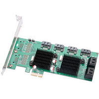 魔羯 MOGE MC2690 台式机PCI-E转SATA3.0扩展卡 8口 SATA3 转接卡 Marvell双芯片