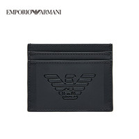 EMPORIO ARMANI 阿玛尼奢侈品19秋冬新款男士卡包 Y4R125-YFE6J BLACK-81072 U