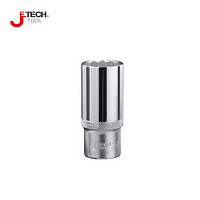 捷科（JETECH）SK1/2-D10 1/2系列12.5mm六角公制长套筒