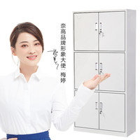 奈高NG文件柜办公柜钢制铁皮柜资料柜档案柜储物柜通三节文件柜