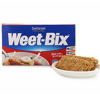 澳洲进口 新康利Weet-Bix 燕麦谷物片 575g/盒 欢乐颂早餐冲调饮品低脂代餐营养麦片 *9件