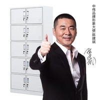 ZHONGWEI 中伟 十门更衣柜铁皮柜员工储物柜寄存包柜多门柜鞋柜碗柜精致型
