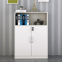 奈高 NG简约木质茶水酒水柜收纳储物柜阳台矮柜白色二门1200*400*800