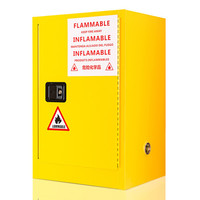 洛来宝 安全防爆柜 工业防火柜实验室危险化学品储存柜 黄色12加仑