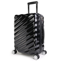 SWISSGEAR 瑞士军刀 瑞士拉杆箱28英寸含轮高30英寸差旅超大容量手提行李箱静音万向轮旅行箱托运箱男女密码箱1603黑色