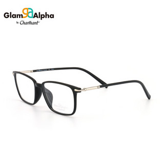 CHARMANT/夏蒙眼镜框 GA系列男款黑色全框经典近视眼镜男士光学眼镜架 GA38048 BK1 531mm
