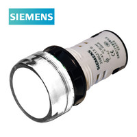 西门子 3SB6 LED型 24VAC/DC 白色 22mm 塑料 3SB62136AA601AA0 指示灯